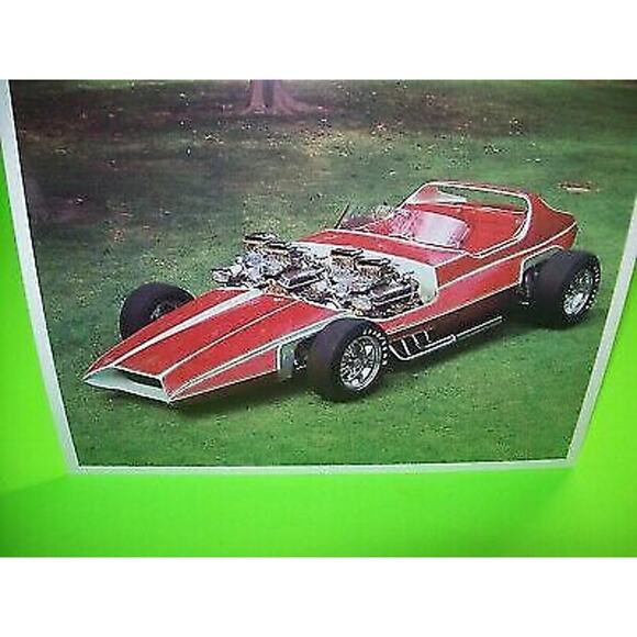 The Invader California Show Car Vintage Original Hot Rod Photo Bob Reisner 1969 - Picture 5 of 7